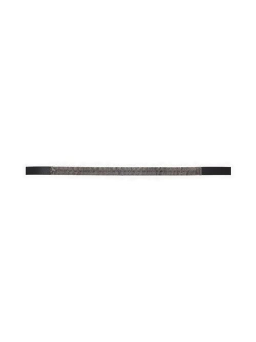 women's black leather belt Orciani | D10358-NAPPA CHAINNERO
